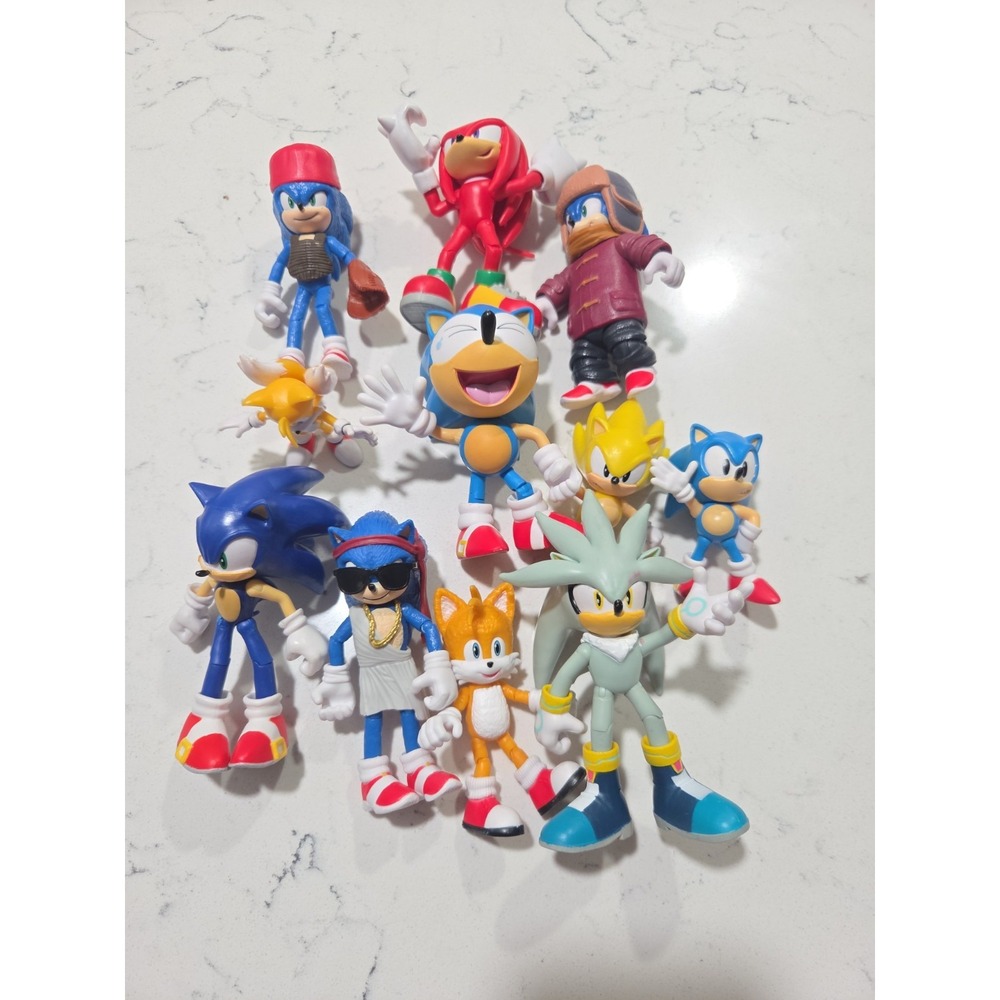 JAKKS Pacific Sonic the Hedgehog  Action Figure Lot Of 11